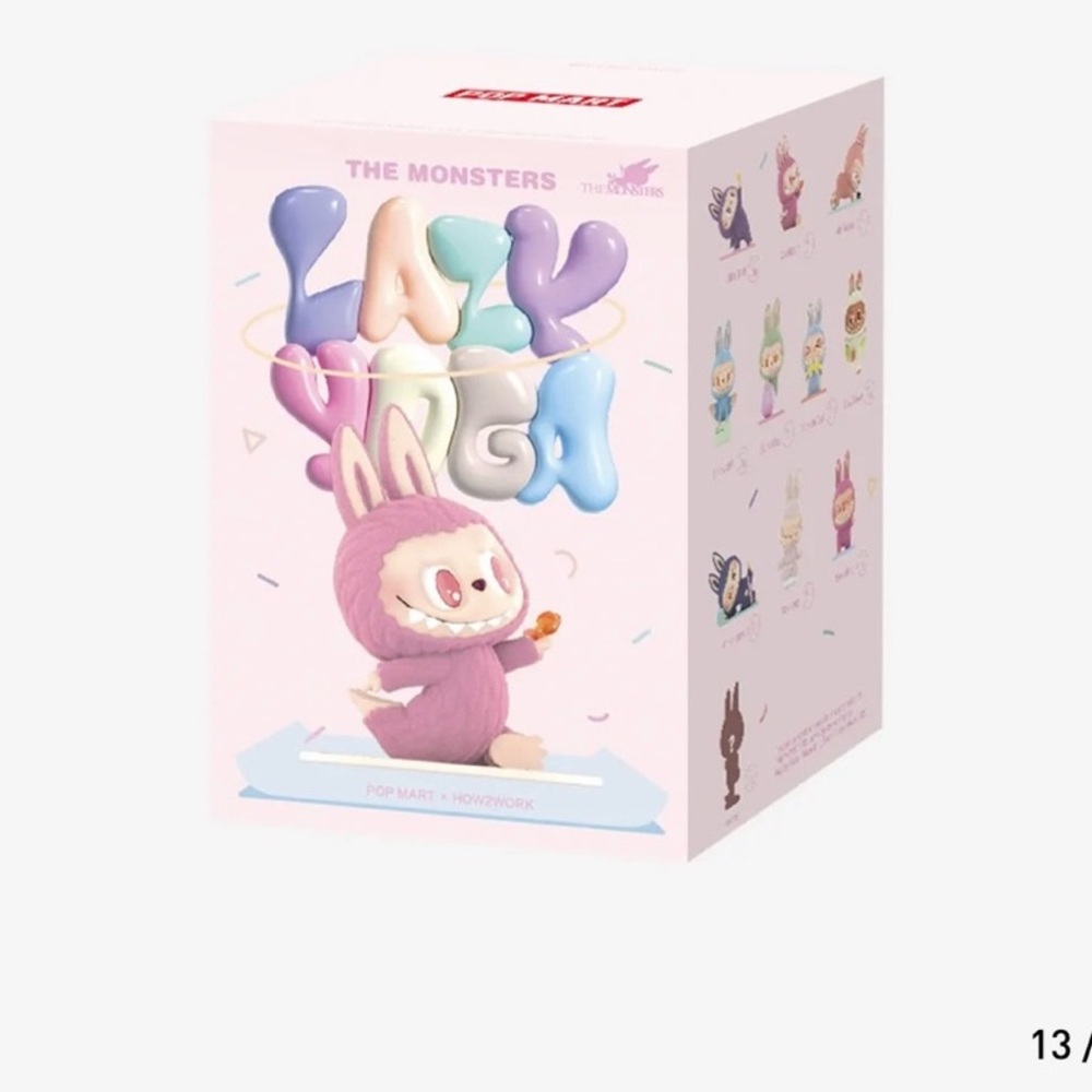 Authentic Lazy Yoga Labubu - The monsters series blind pack